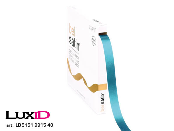 Bel satin 43 turquoise 15mm x 100m